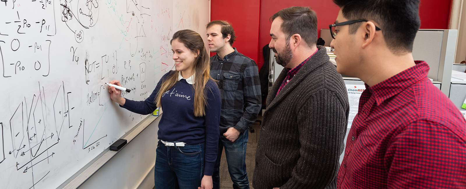 Members of the Willard Lab conduct research